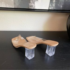 Clear heels